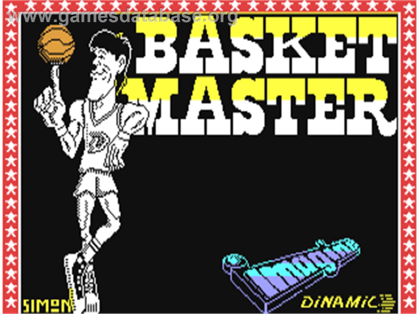 Basket Master - Commodore 64 - Artwork - Title Screen