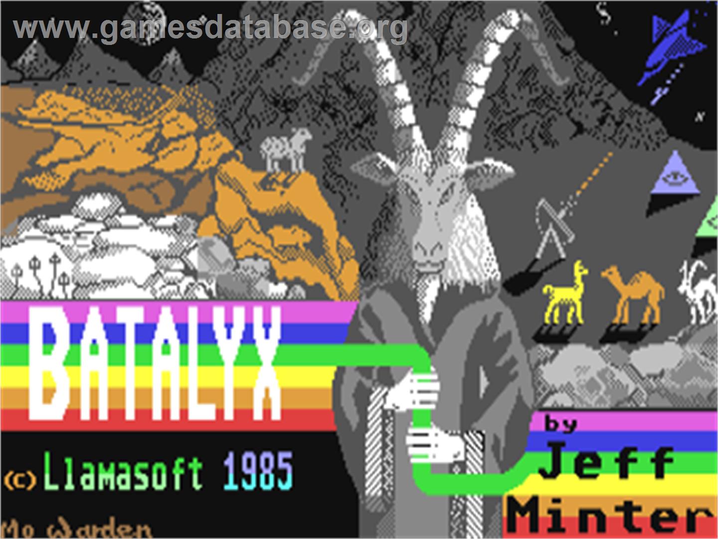 Batalyx - Commodore 64 - Artwork - Title Screen