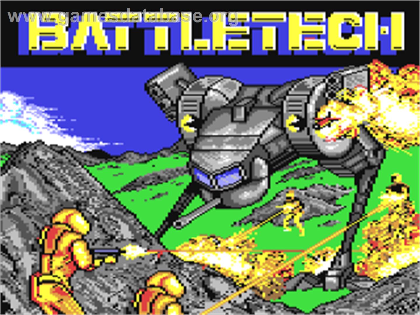 BattleTech: The Crescent Hawk's Inception - Commodore 64 - Artwork - Title Screen