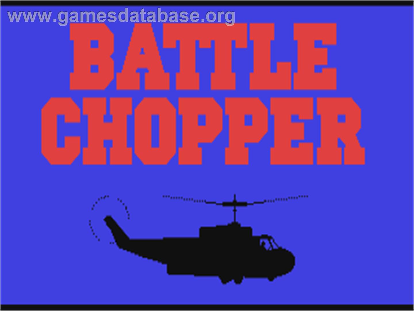 Battle Chopper - Commodore 64 - Artwork - Title Screen
