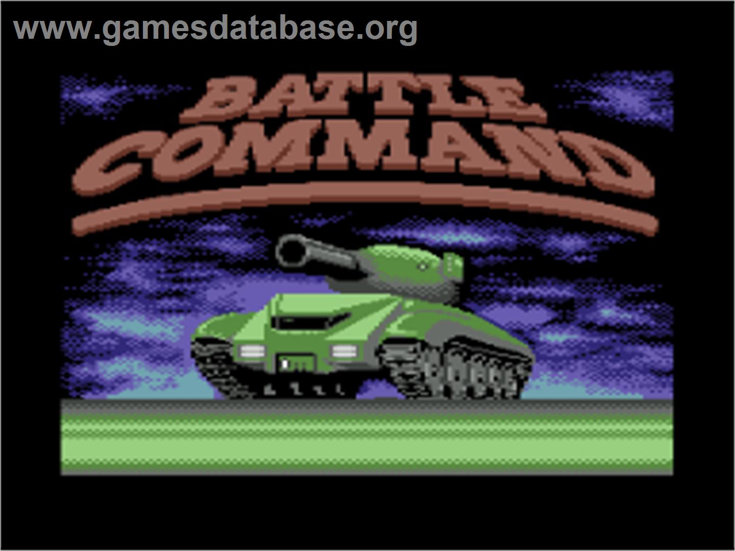 Battle Command - Commodore 64 - Artwork - Title Screen