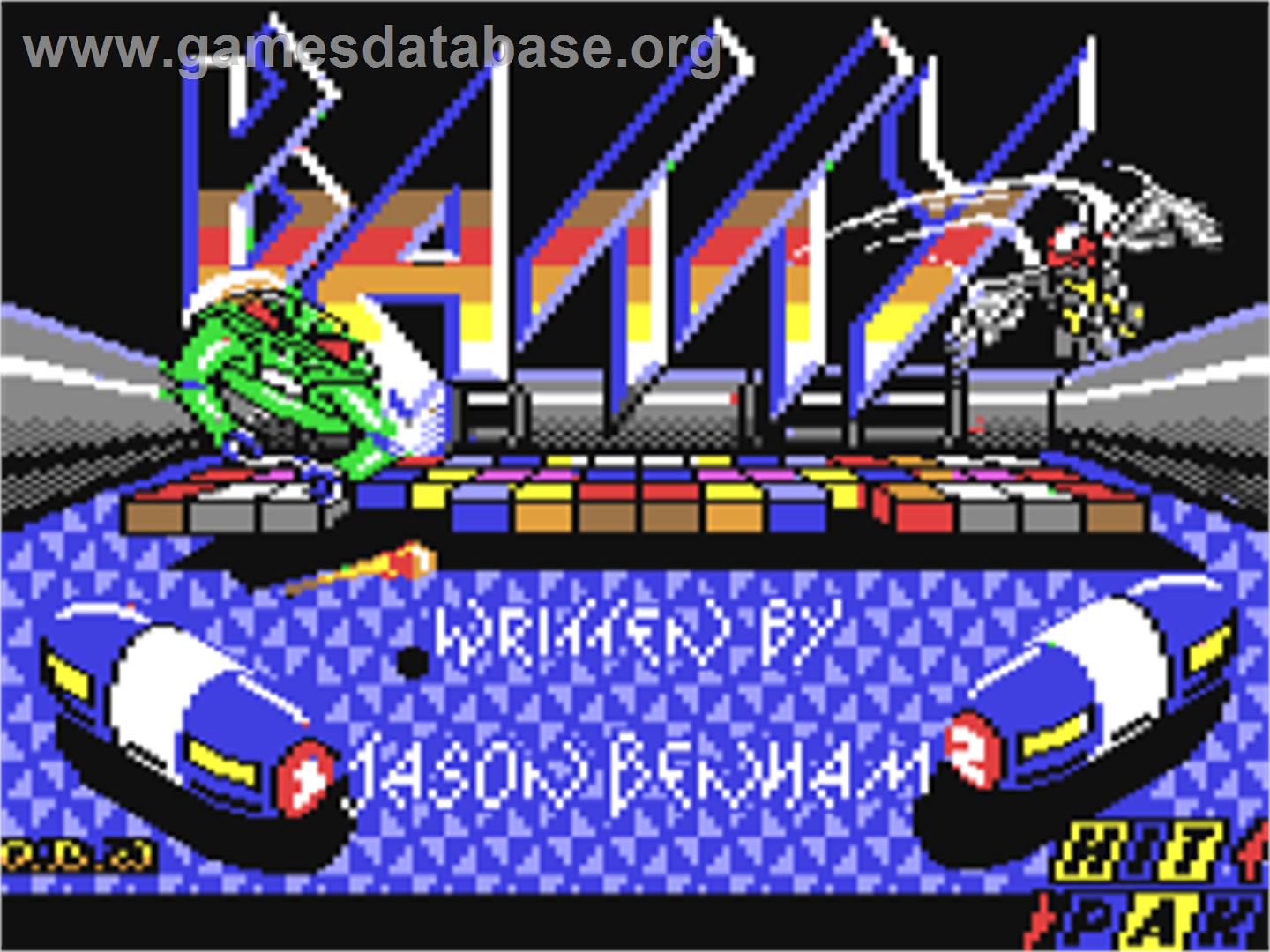 Batty - Commodore 64 - Artwork - Title Screen