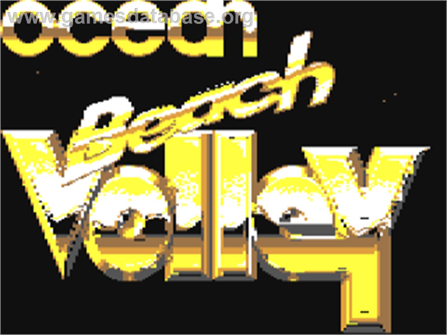 Beach Volley - Commodore 64 - Artwork - Title Screen
