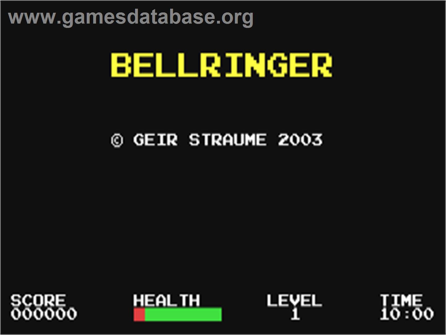 Bellringer - Commodore 64 - Artwork - Title Screen