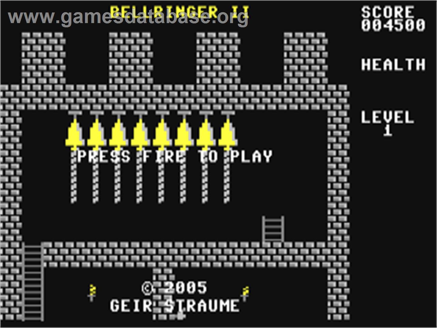 Bellringer 2 - Commodore 64 - Artwork - Title Screen