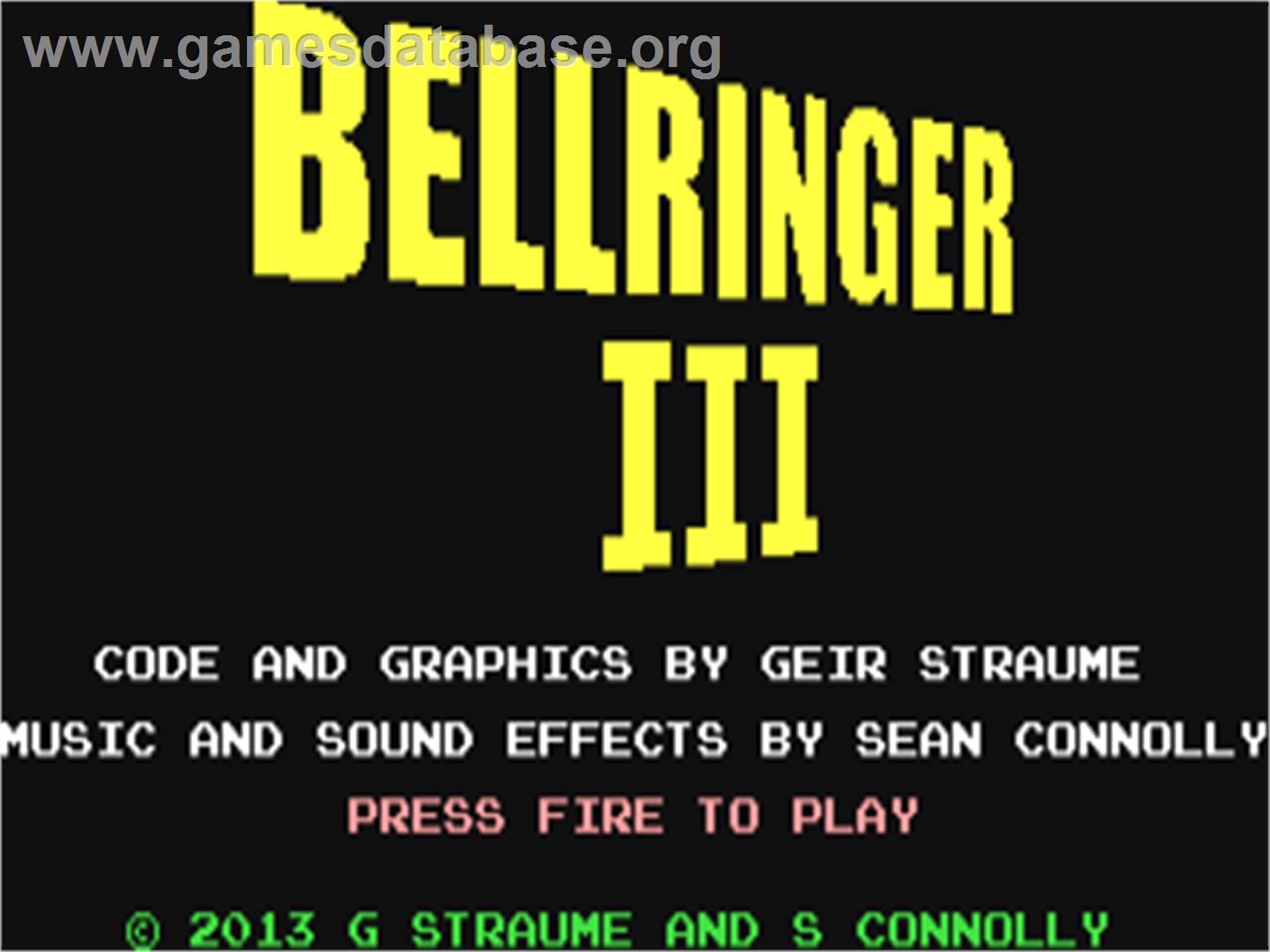 Bellringer 3 - Commodore 64 - Artwork - Title Screen