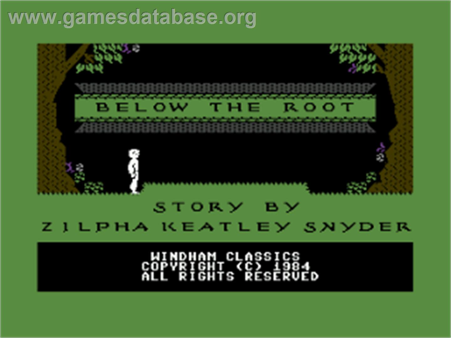 Below the Root - Commodore 64 - Artwork - Title Screen