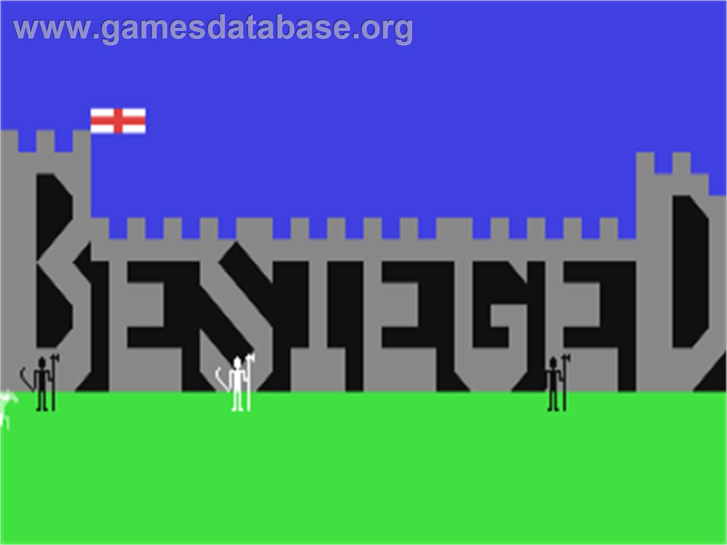 Besieged (Loadstar) - Commodore 64 - Artwork - Title Screen