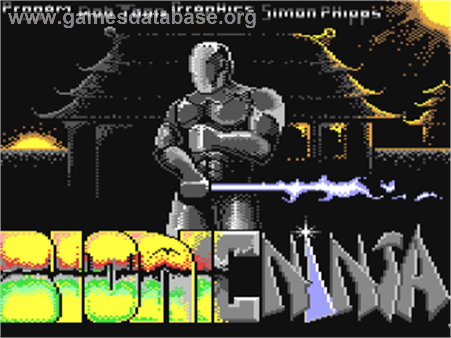 Bionic Ninja - Commodore 64 - Artwork - Title Screen
