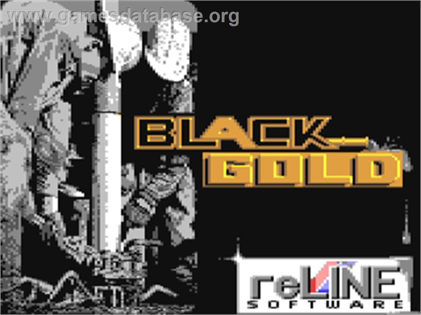 Black Gold - Commodore 64 - Artwork - Title Screen