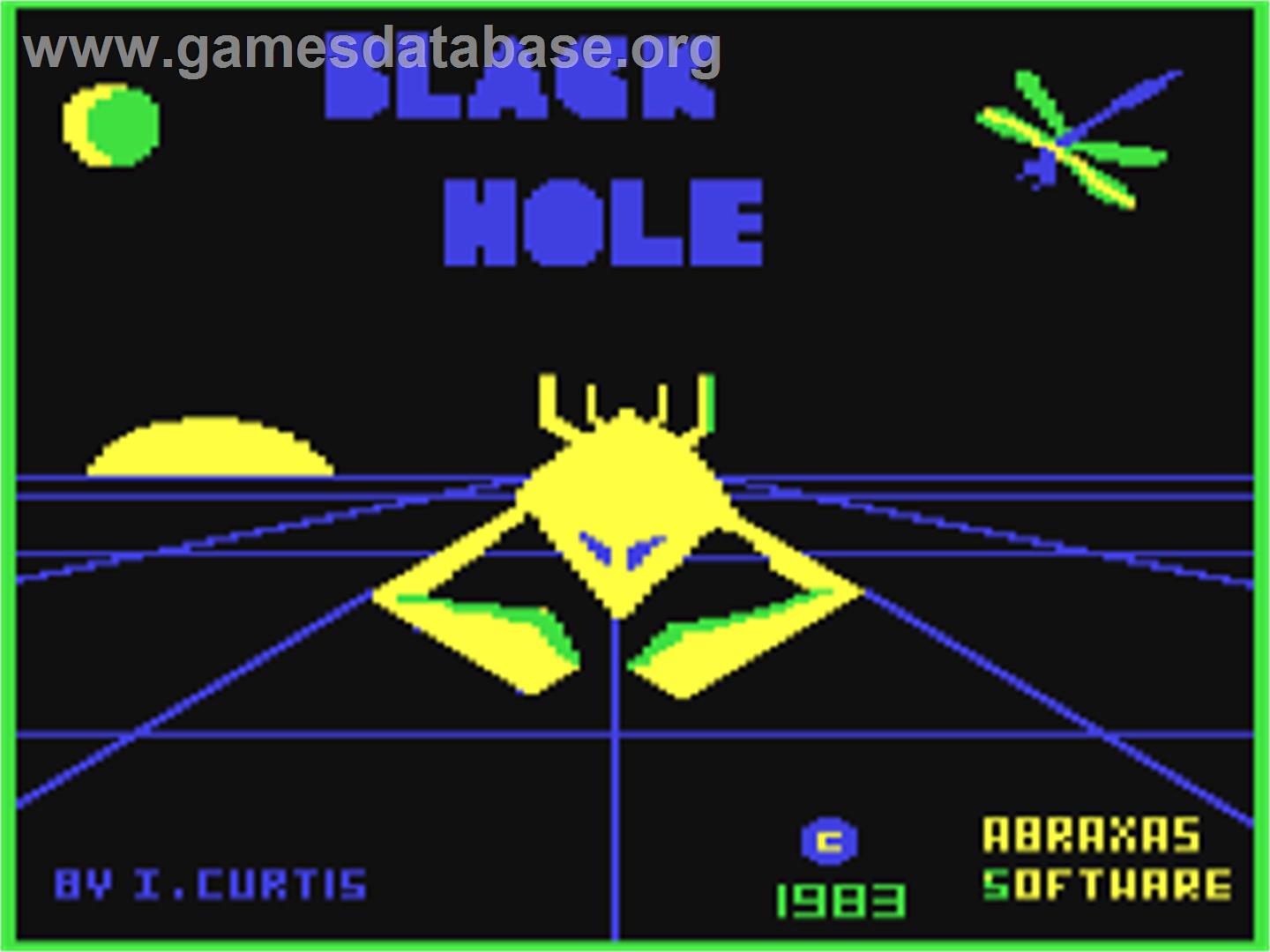 Black Hole (Abraxas Software) - Commodore 64 - Artwork - Title Screen