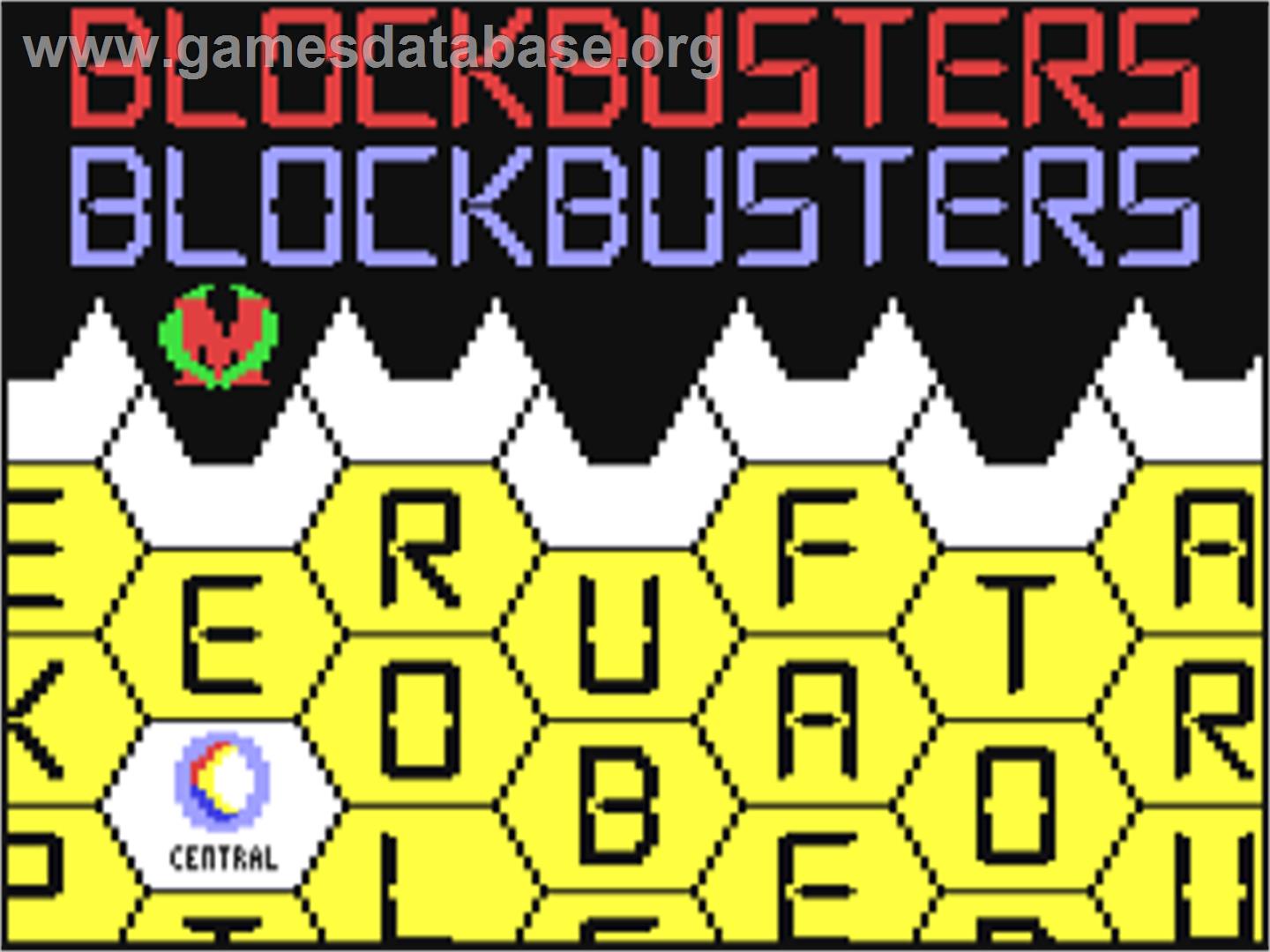 Block Busters (64'er) - Commodore 64 - Artwork - Title Screen