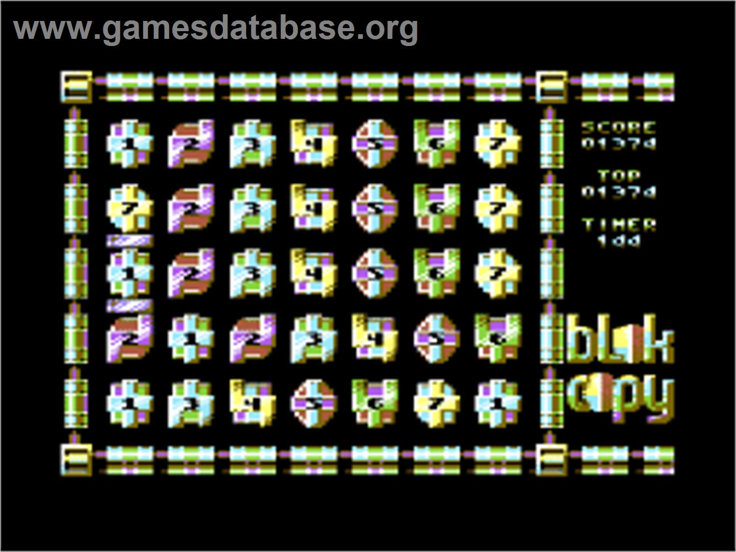 Blok Copy RX - Commodore 64 - Artwork - Title Screen