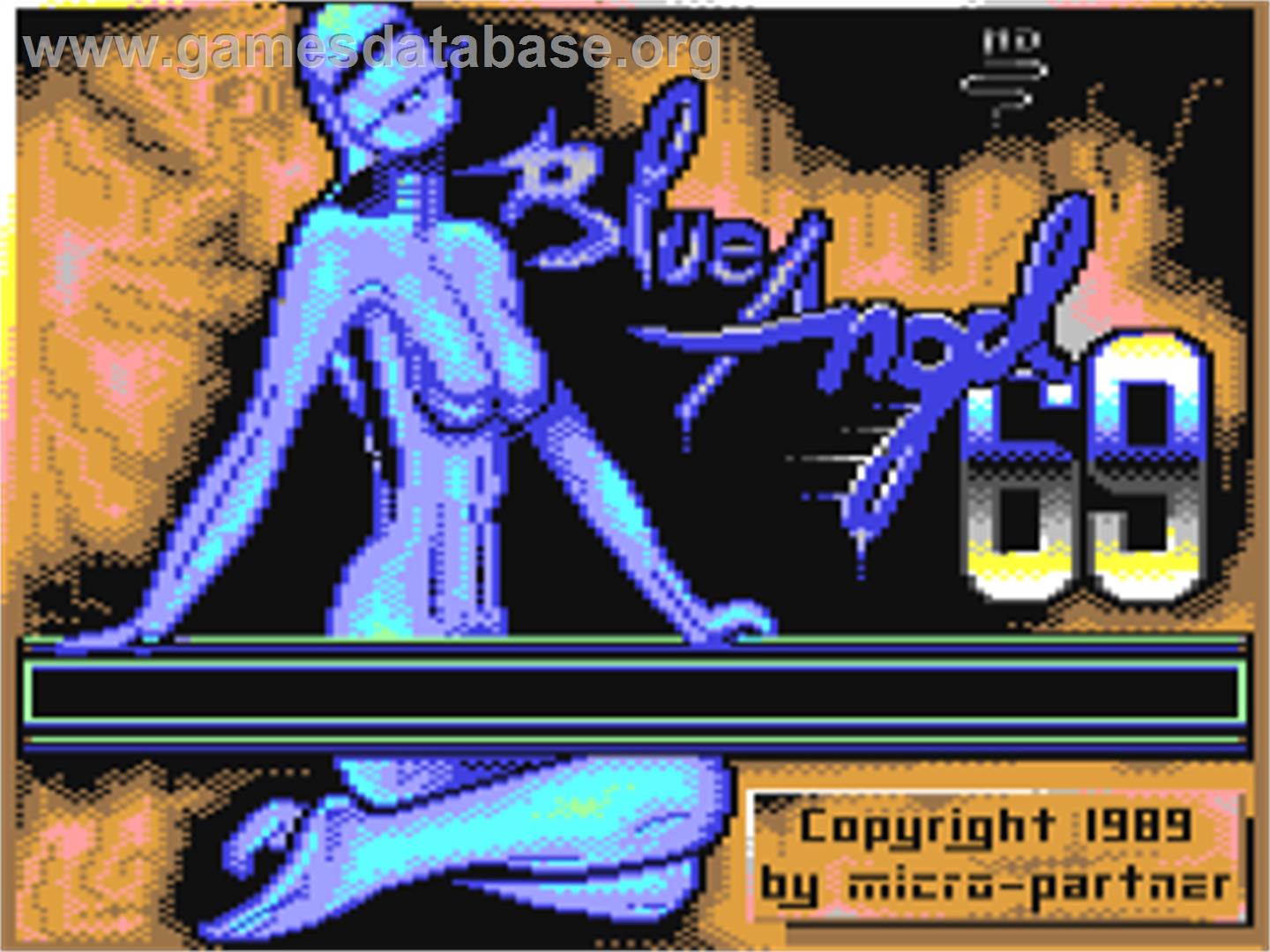 Blue Angel 69 - Commodore 64 - Artwork - Title Screen