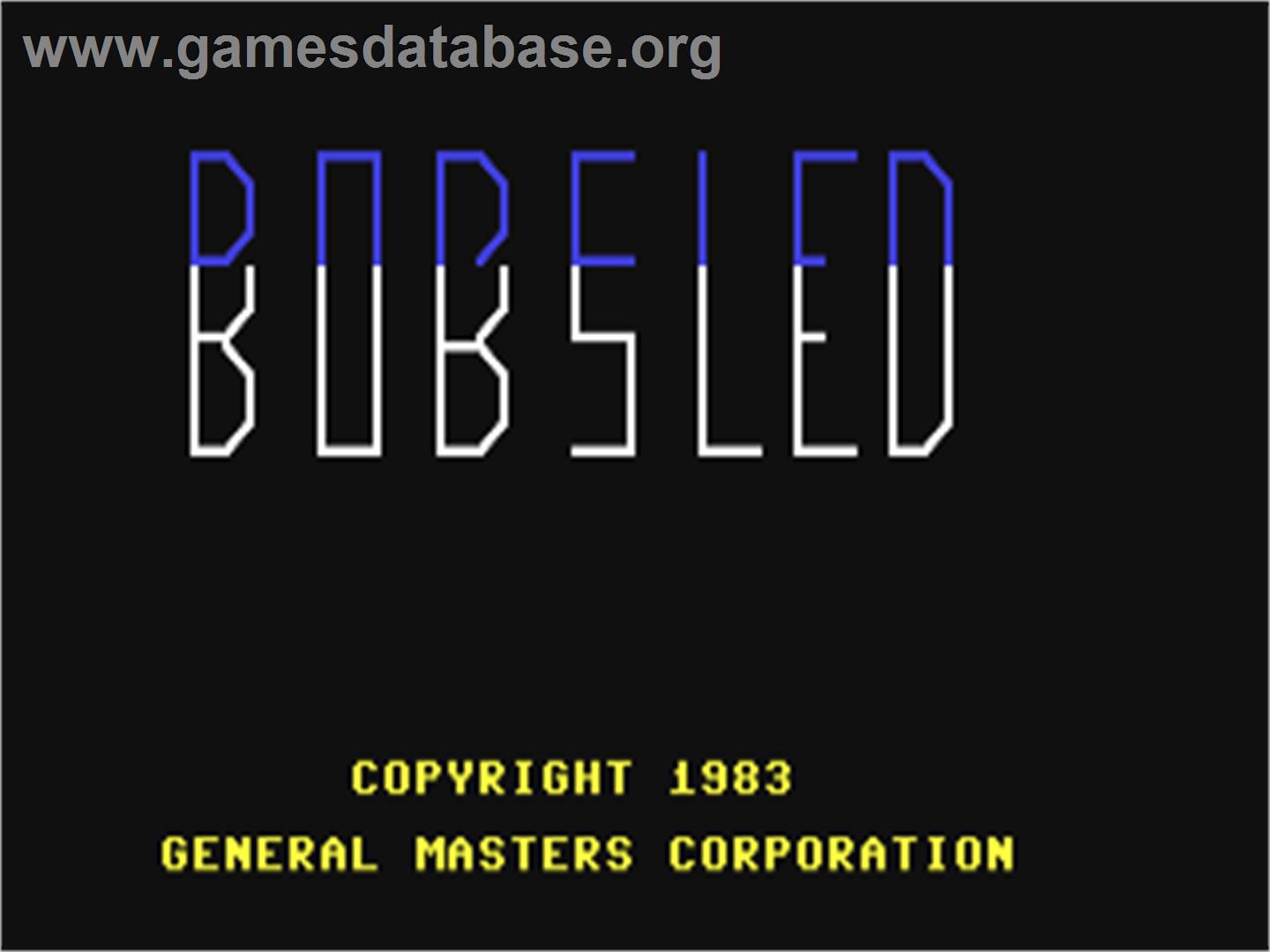Bobsled (2002) - Commodore 64 - Artwork - Title Screen