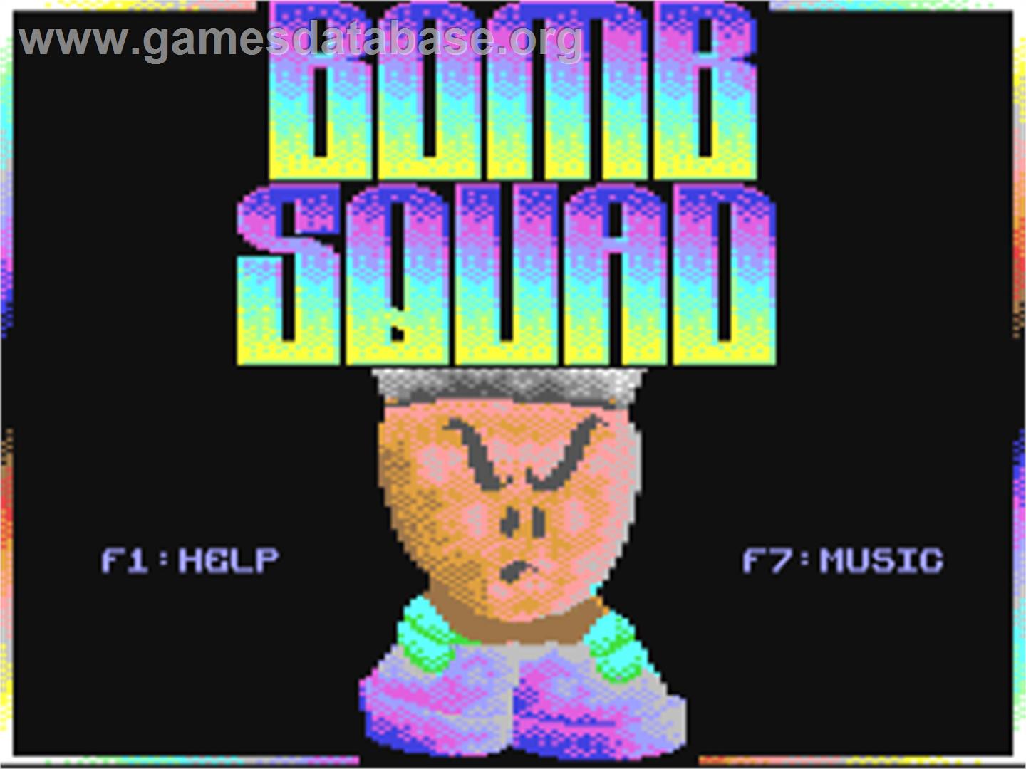Bomb Squad (Puppe) - Commodore 64 - Artwork - Title Screen