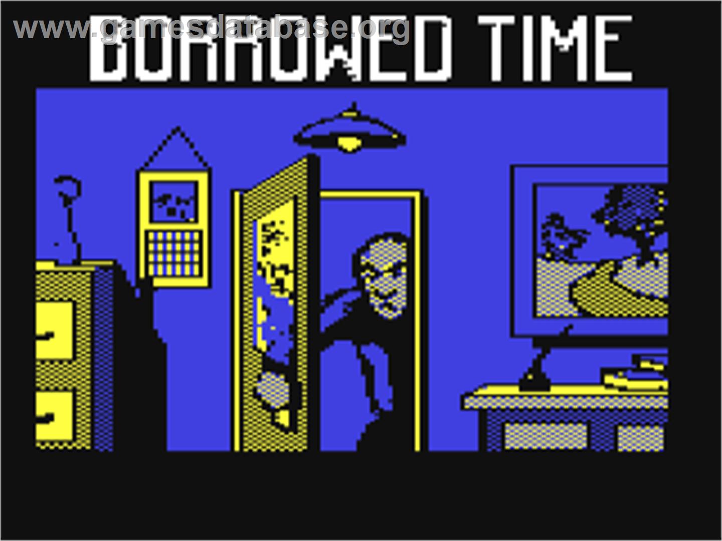 Borrowed Time - Commodore 64 - Artwork - Title Screen