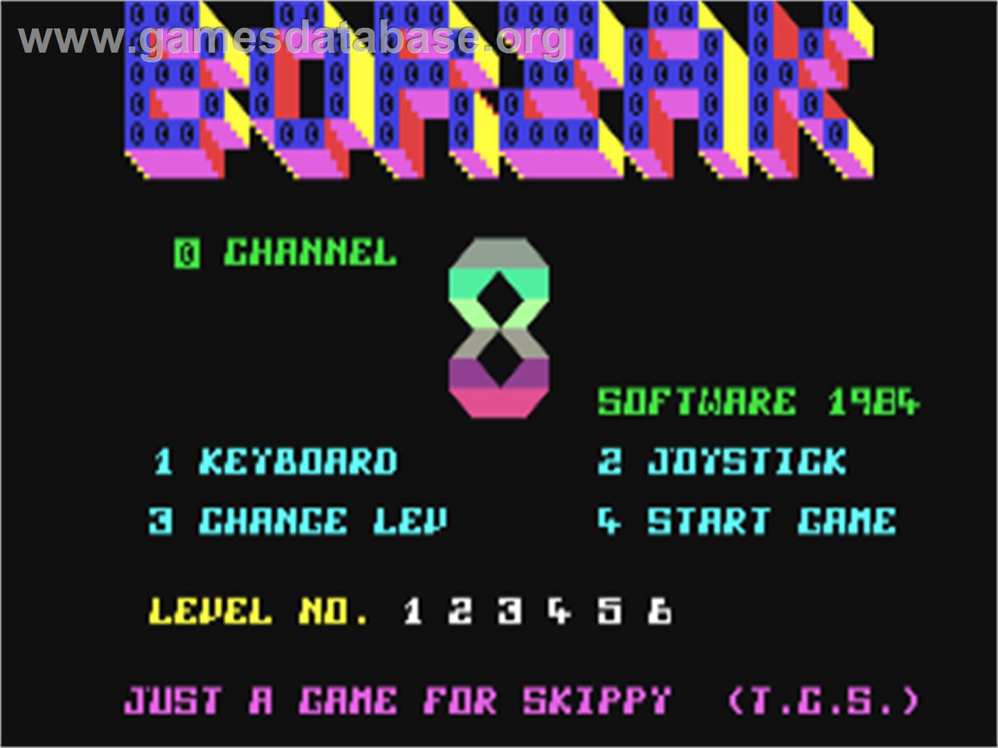 Borzak - Commodore 64 - Artwork - Title Screen