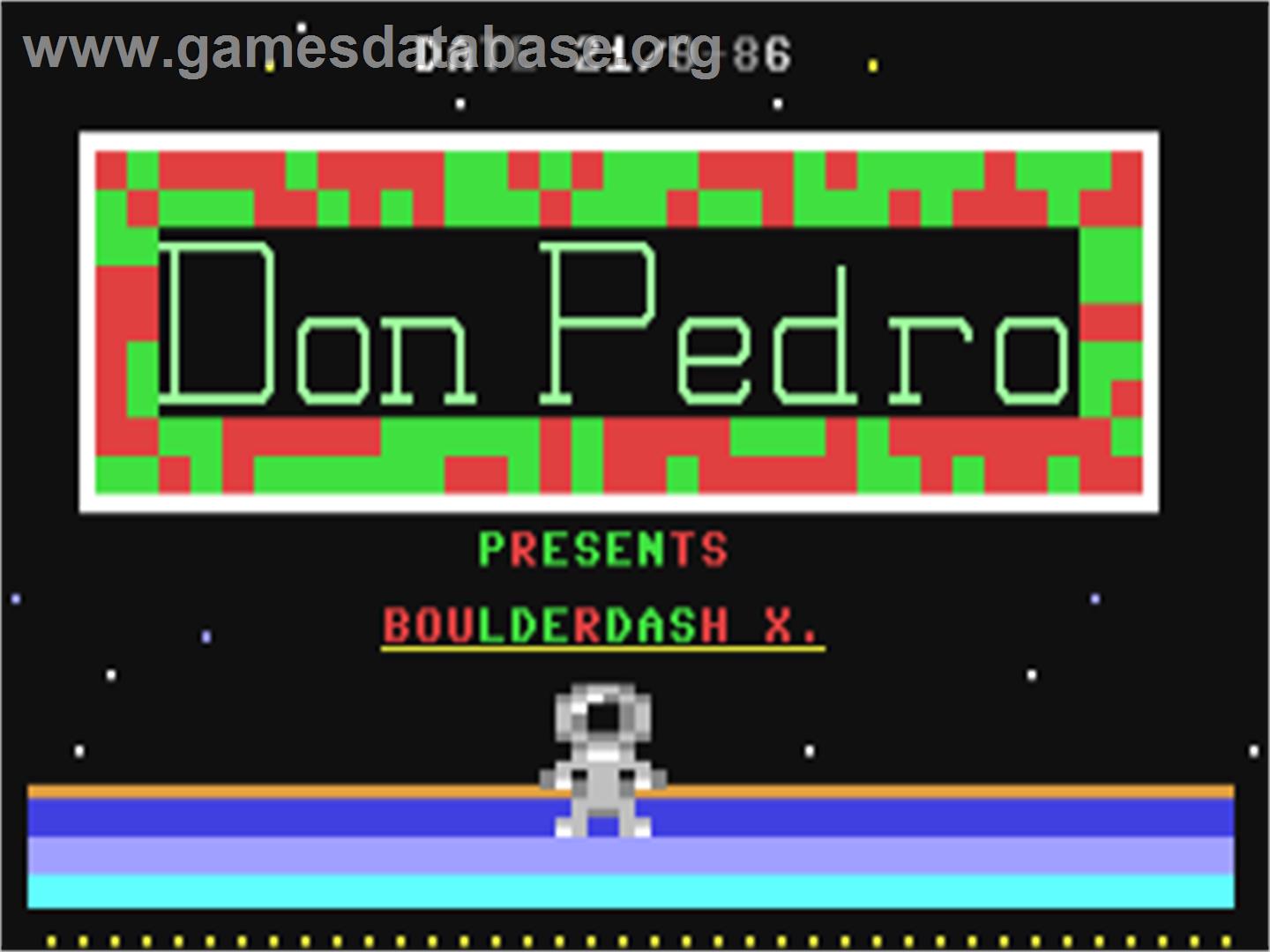 Boulder Dash 10 - Commodore 64 - Artwork - Title Screen
