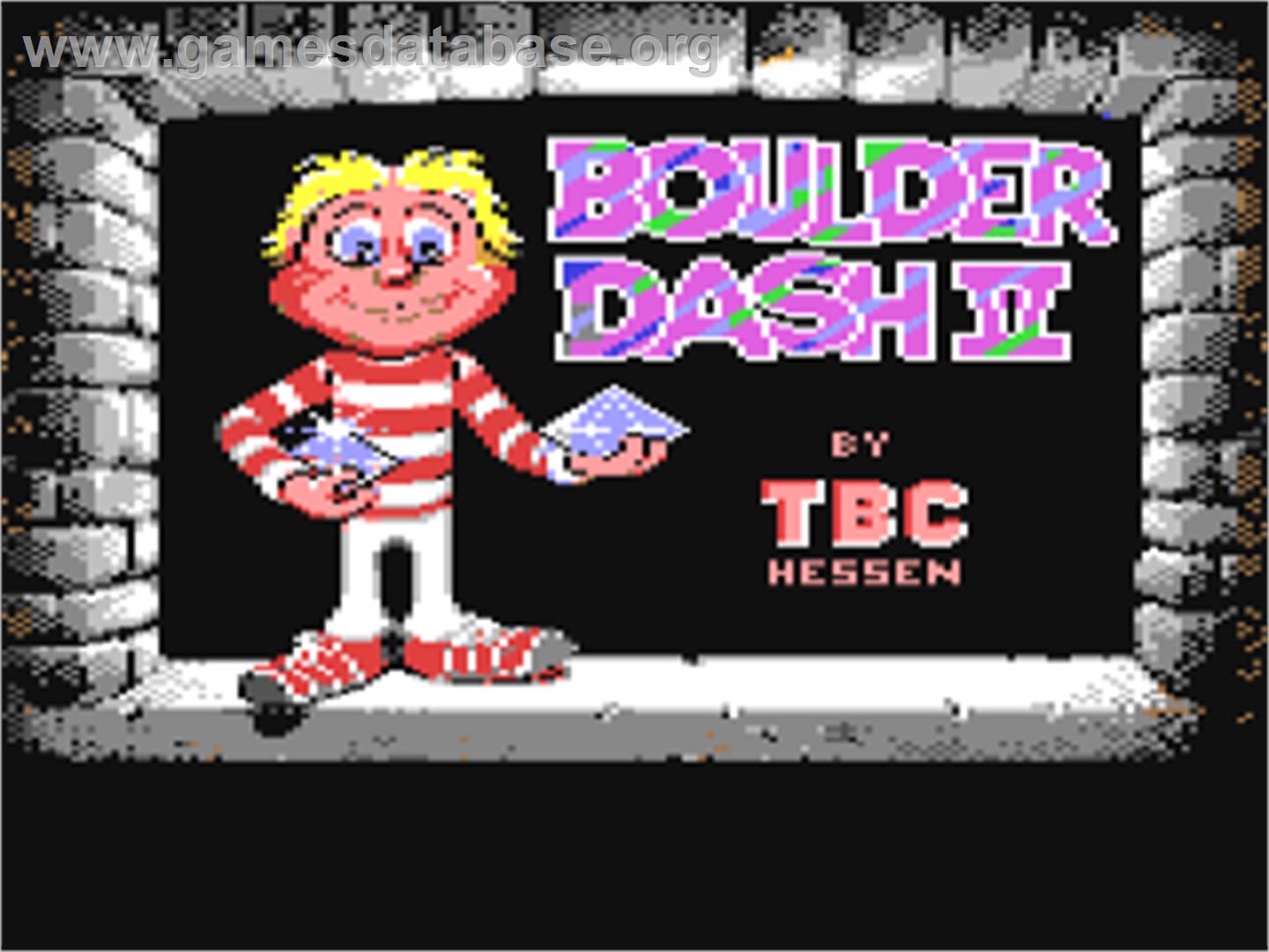 Boulder Dash 5 - Commodore 64 - Artwork - Title Screen