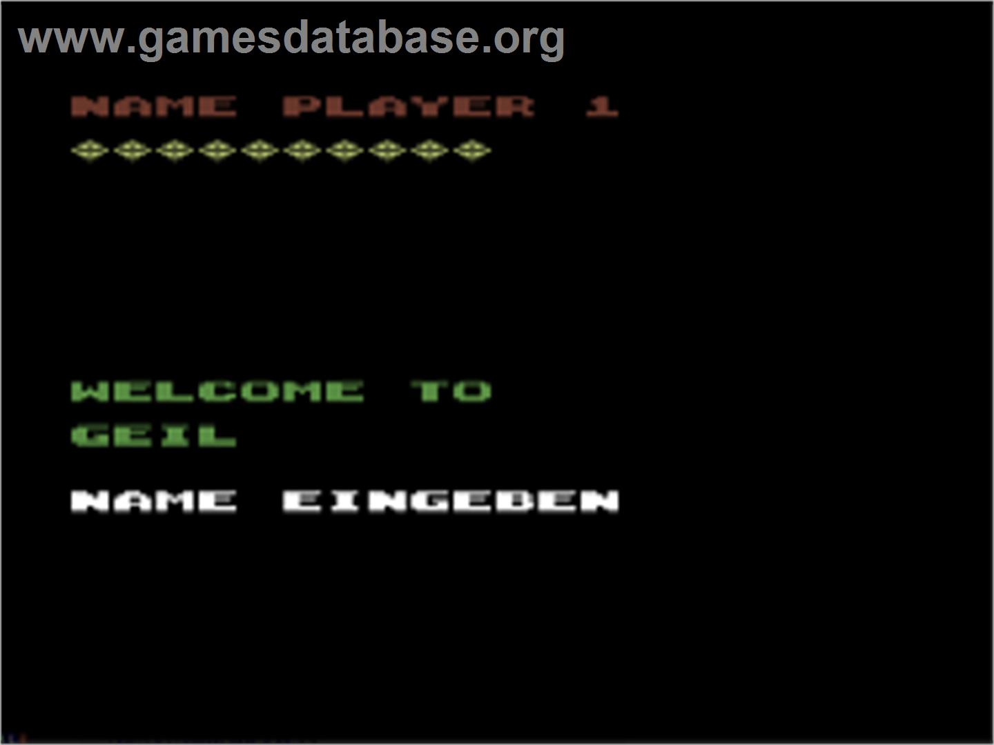 Boulder Dash Geil - Commodore 64 - Artwork - Title Screen