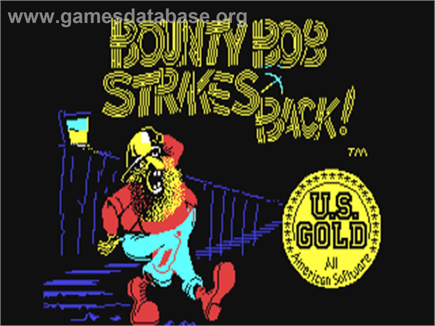 Bounty Bob Strikes Back! - Commodore 64 - Artwork - Title Screen