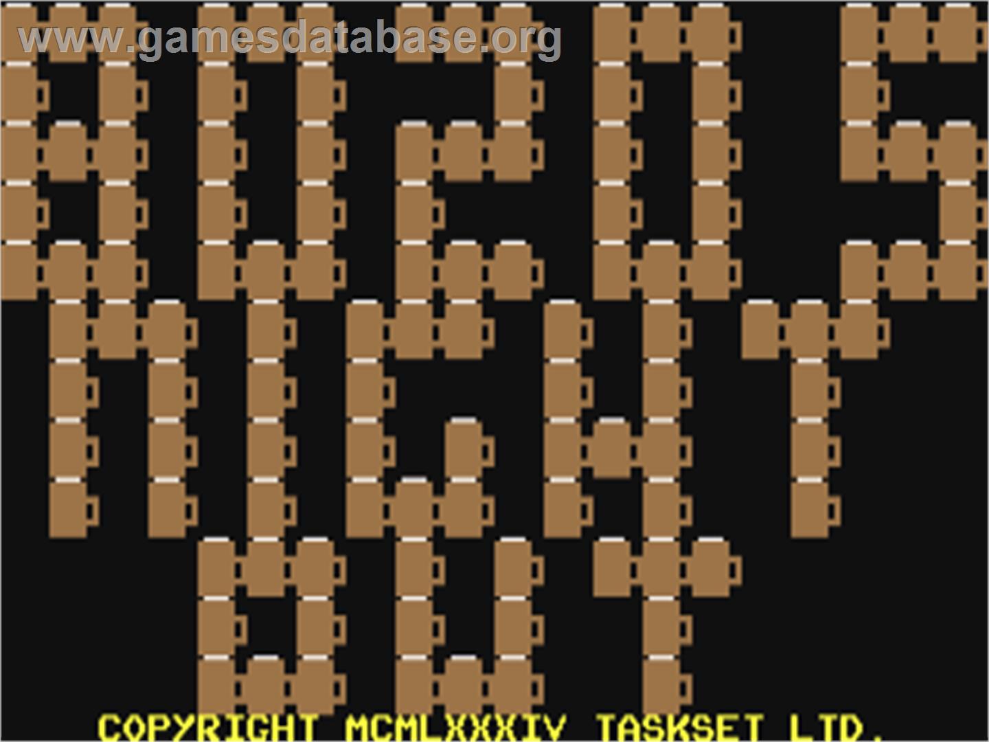 Bozo's Night Out - Commodore 64 - Artwork - Title Screen