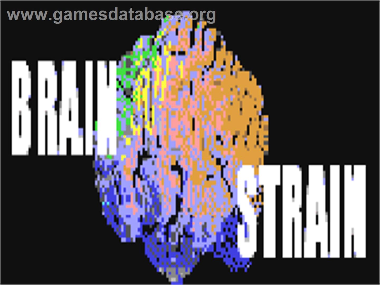 Brain Strain - Commodore 64 - Artwork - Title Screen