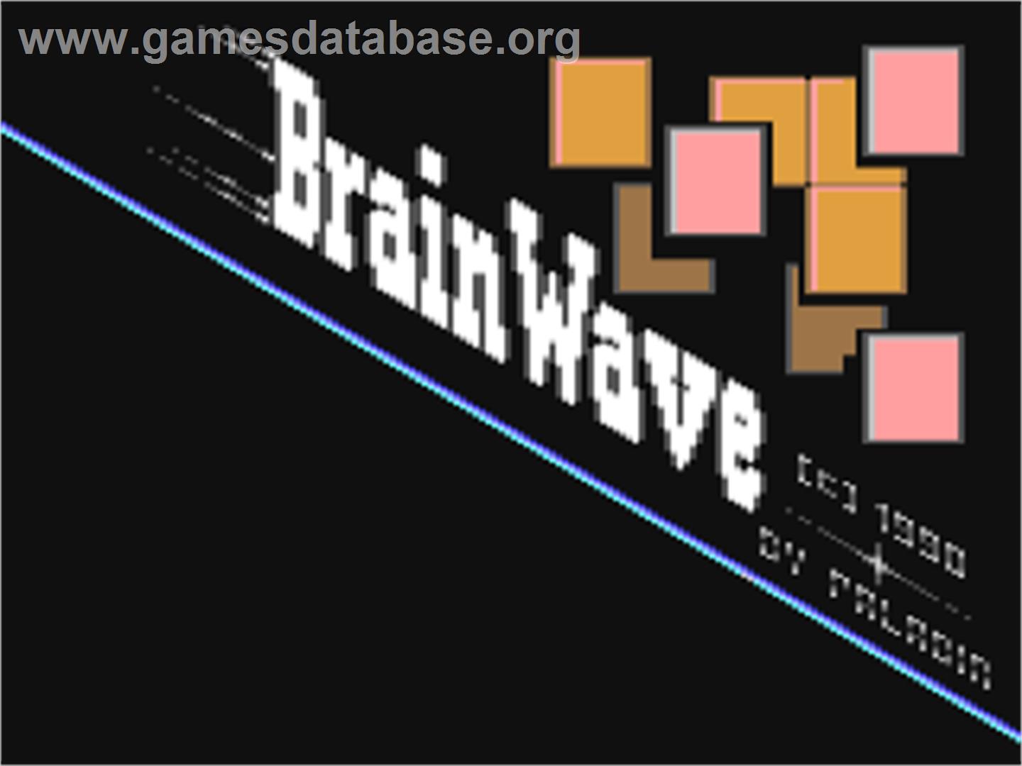Brainwave - Commodore 64 - Artwork - Title Screen