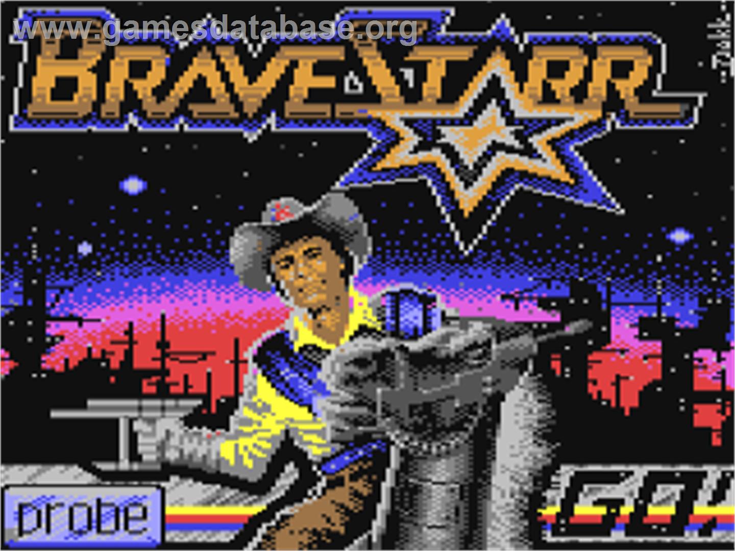 BraveStarr - Commodore 64 - Artwork - Title Screen