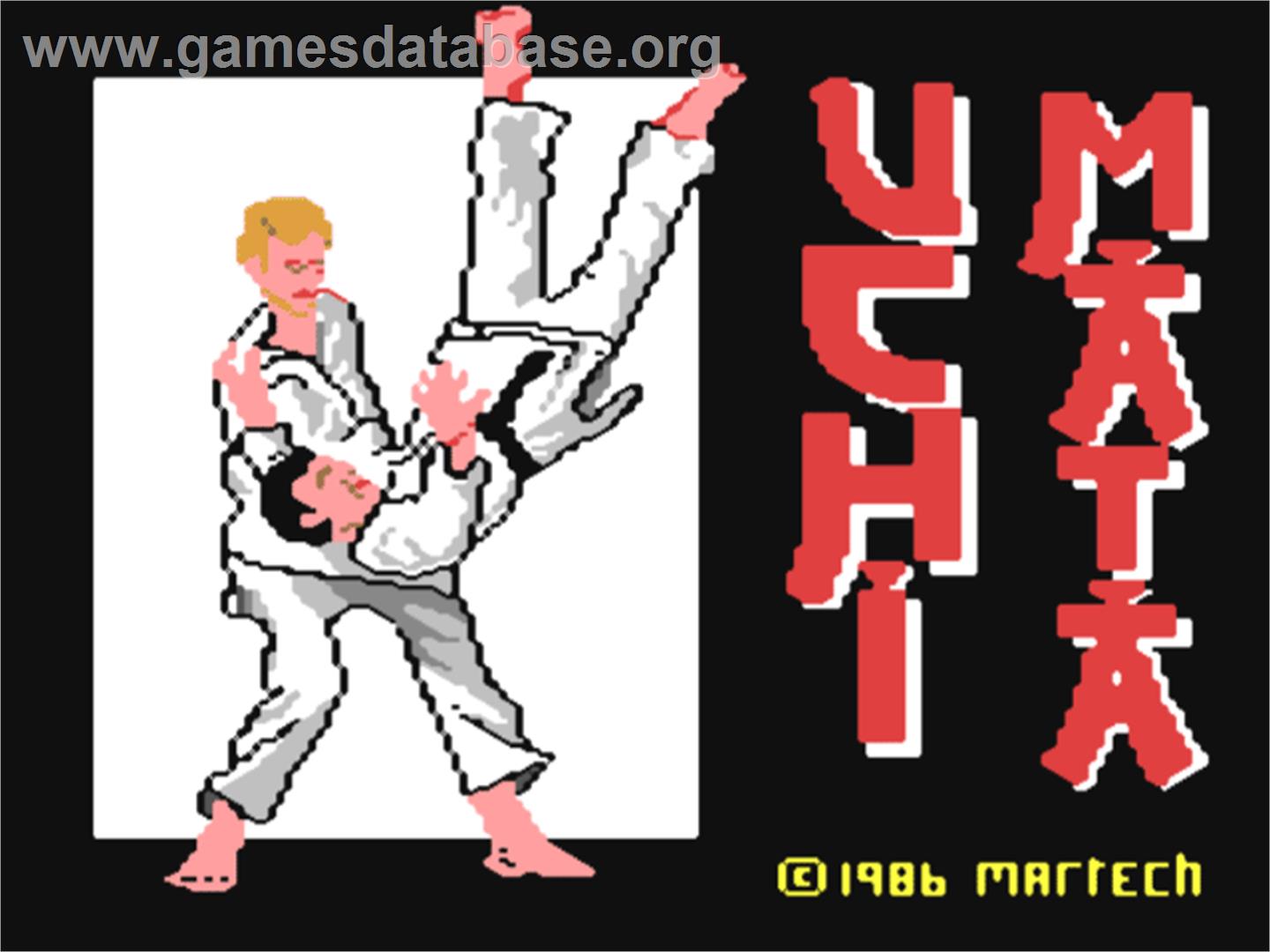 Brian Jack's Uchi-mata - Commodore 64 - Artwork - Title Screen