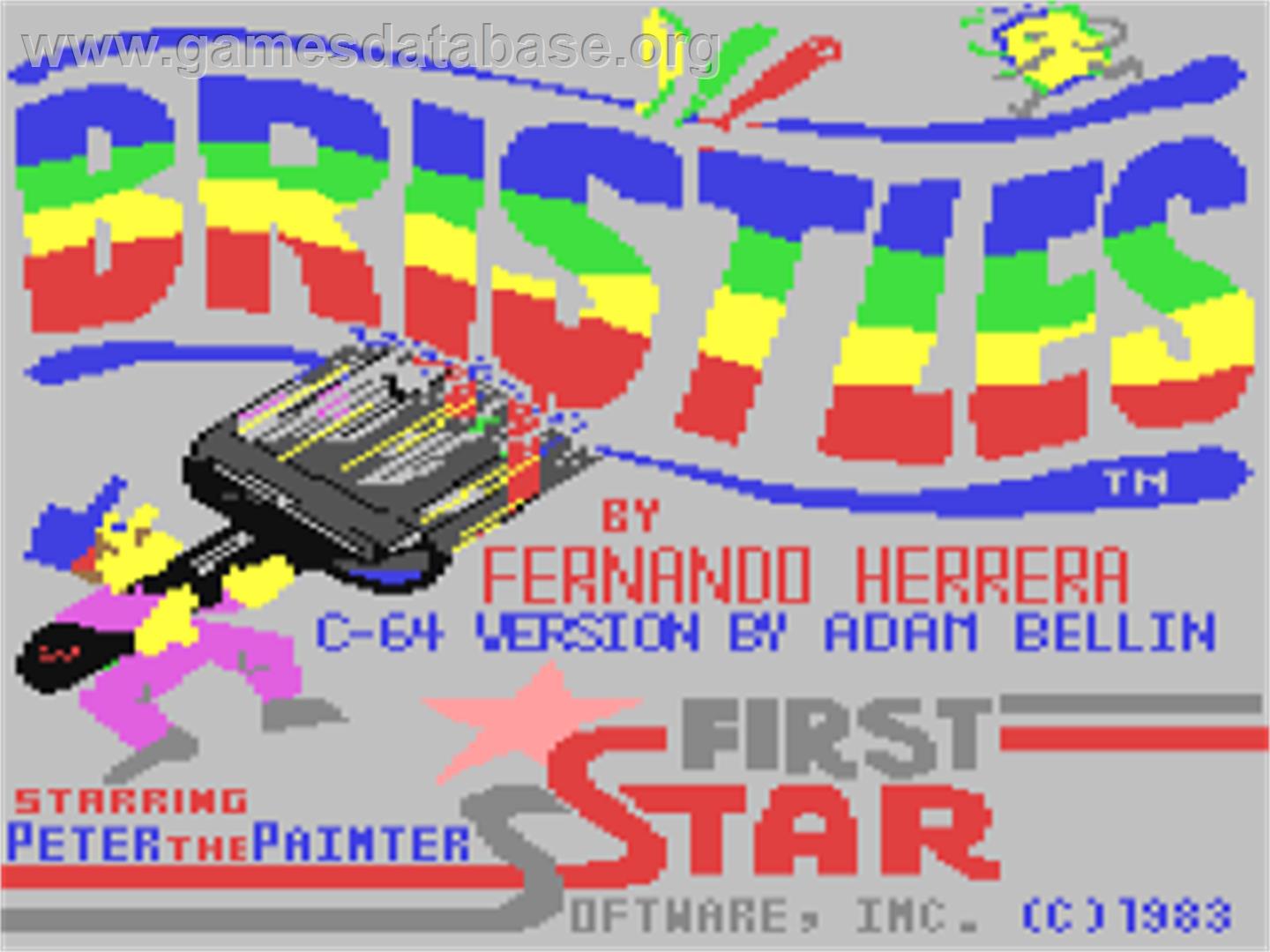 Bristles - Commodore 64 - Artwork - Title Screen