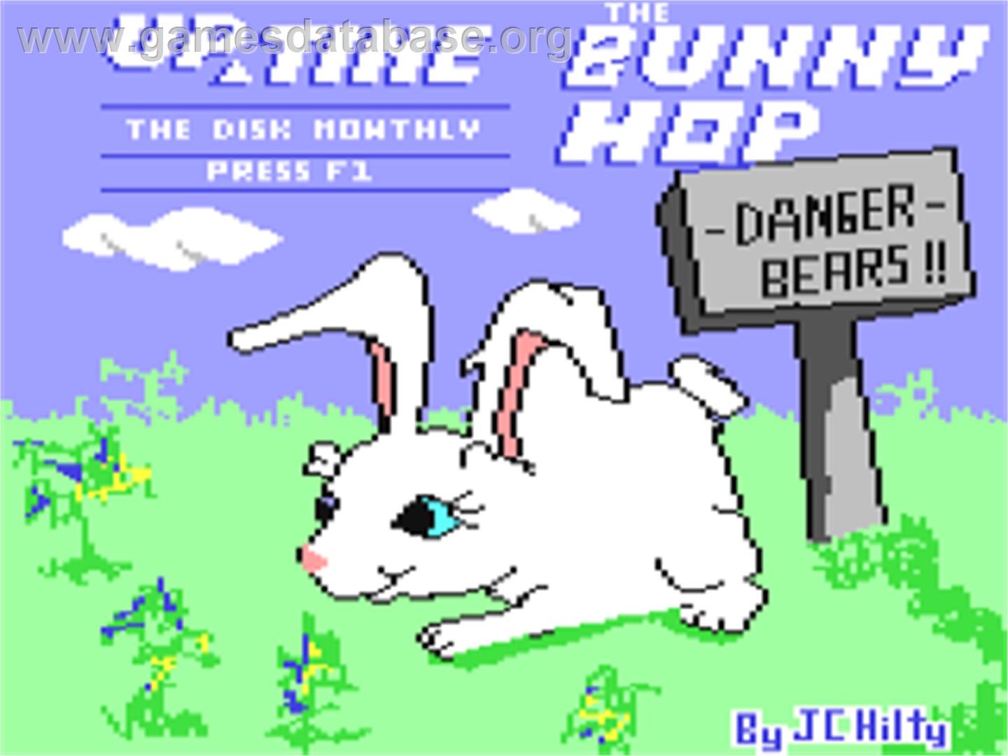 Bunny Hop - Commodore 64 - Artwork - Title Screen