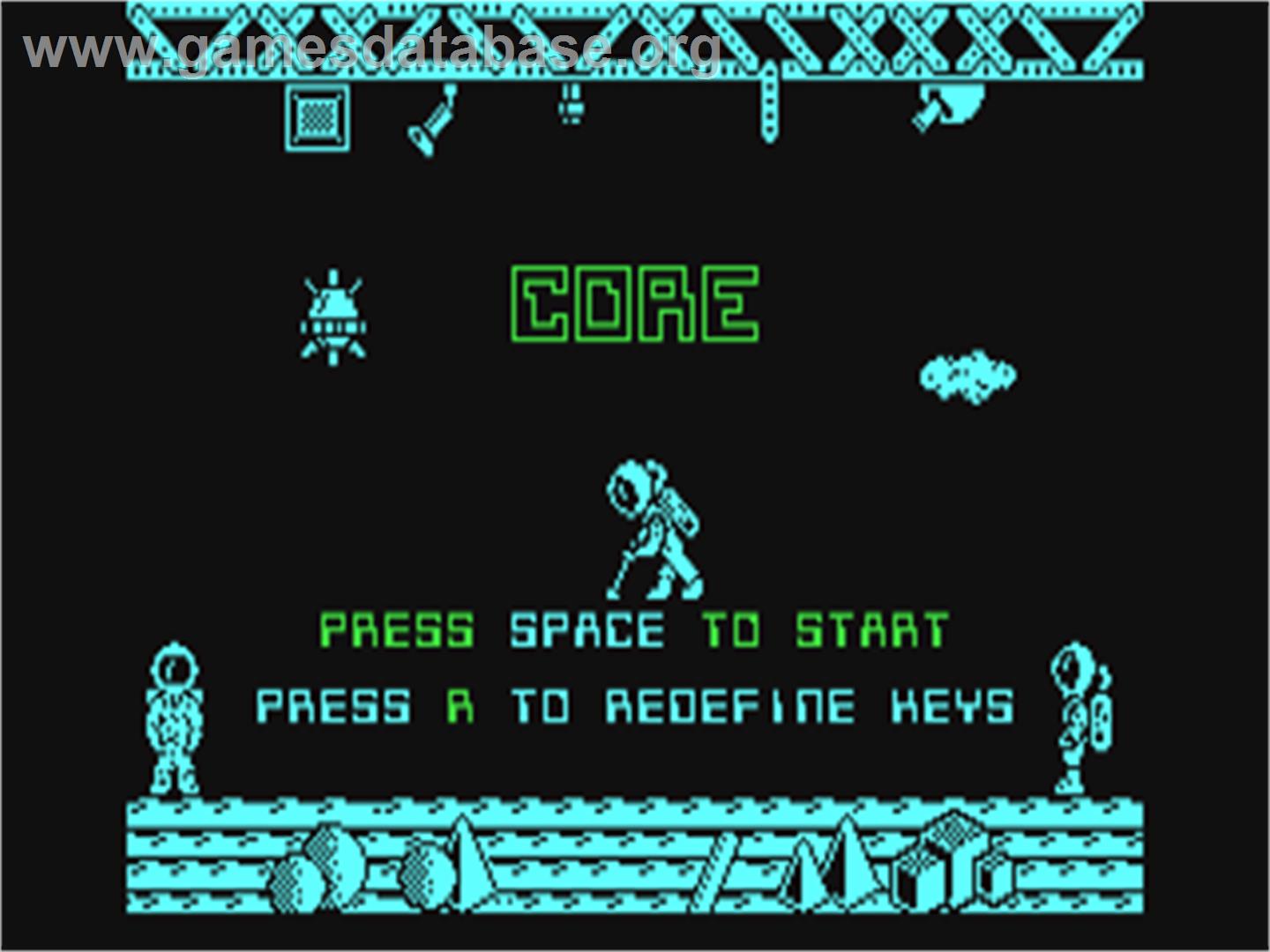 CORE - Commodore 64 - Artwork - Title Screen