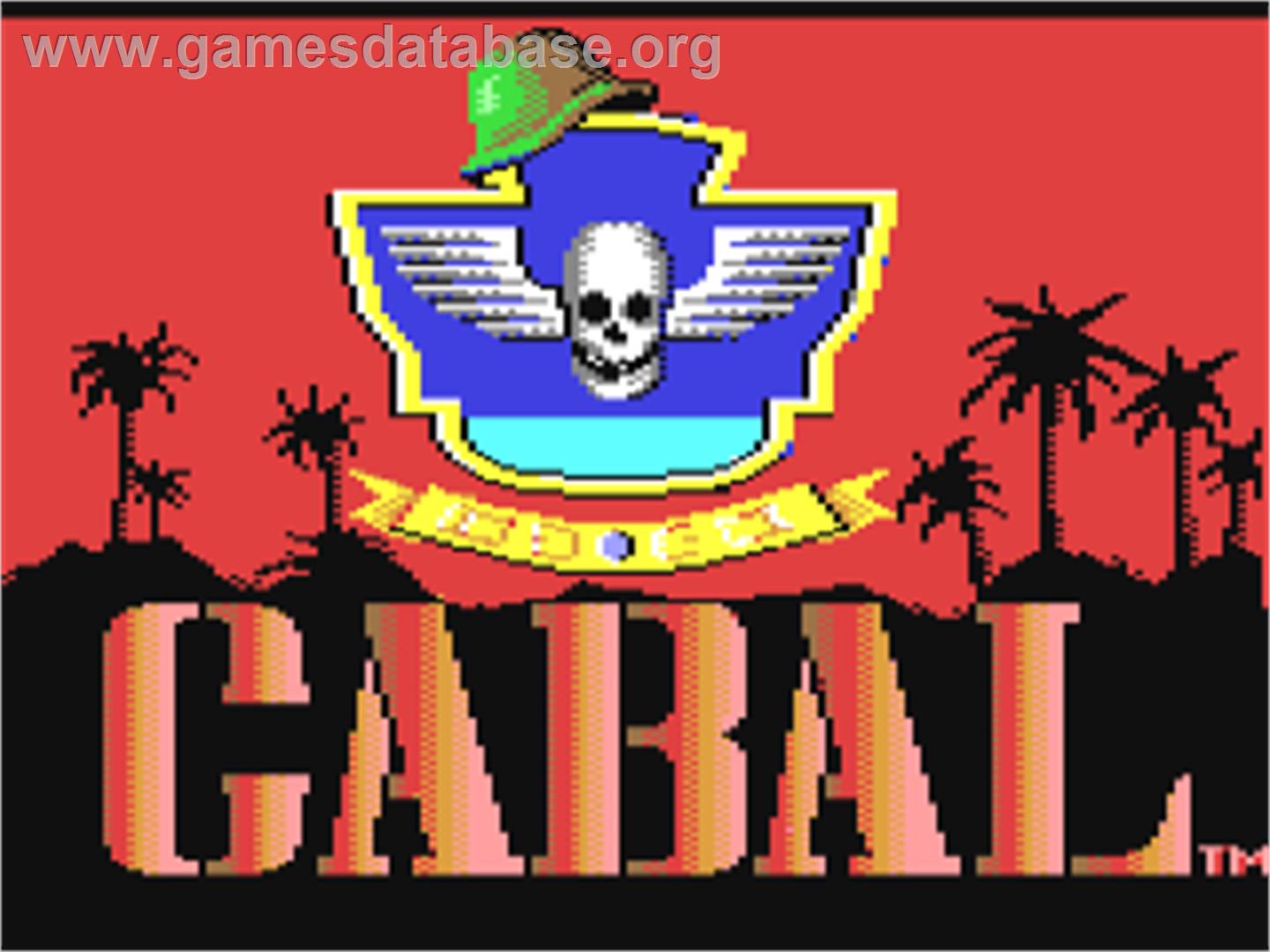 Cabal (Ocean) - Commodore 64 - Artwork - Title Screen