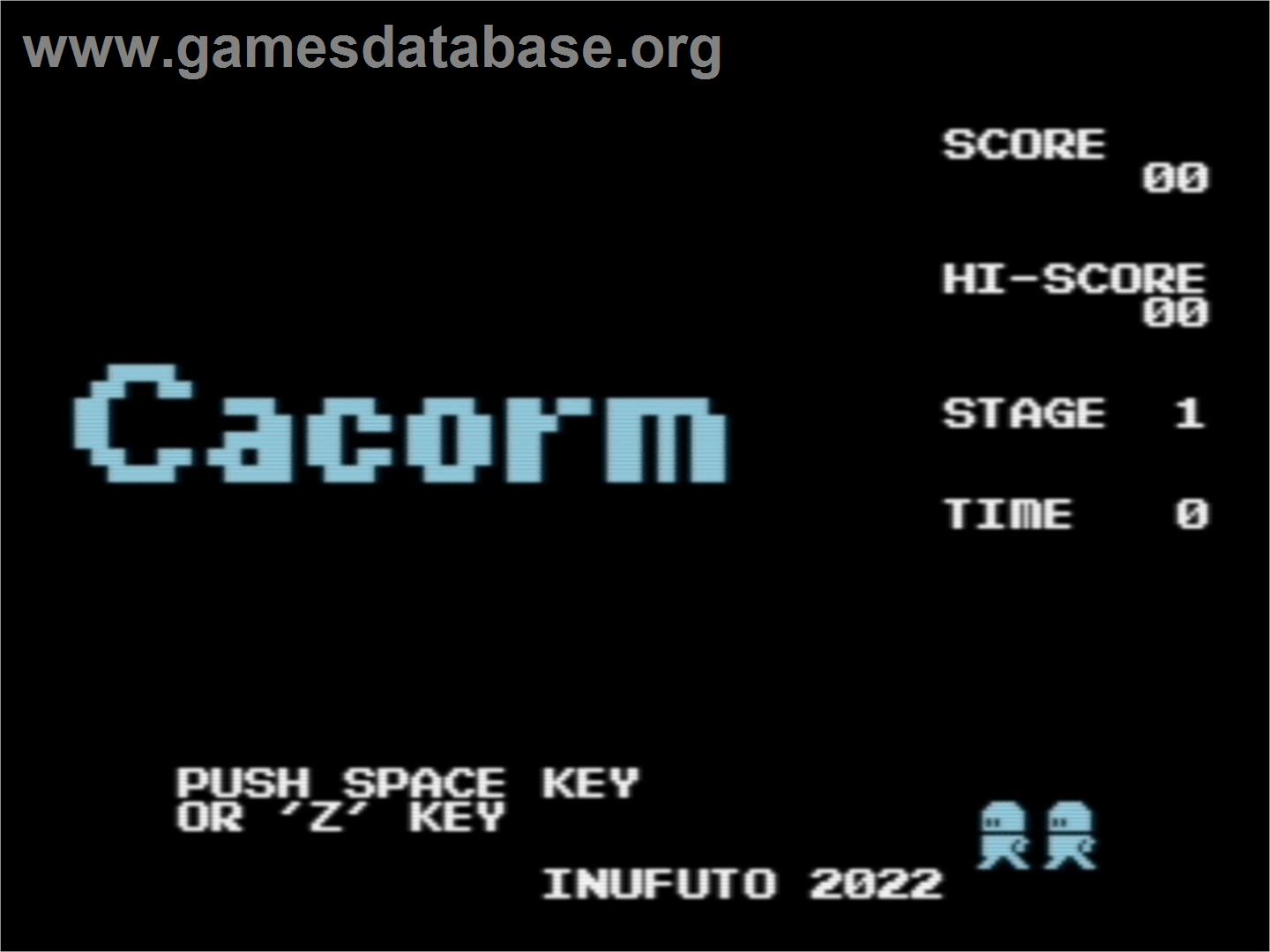 Cacorm - Commodore 64 - Artwork - Title Screen