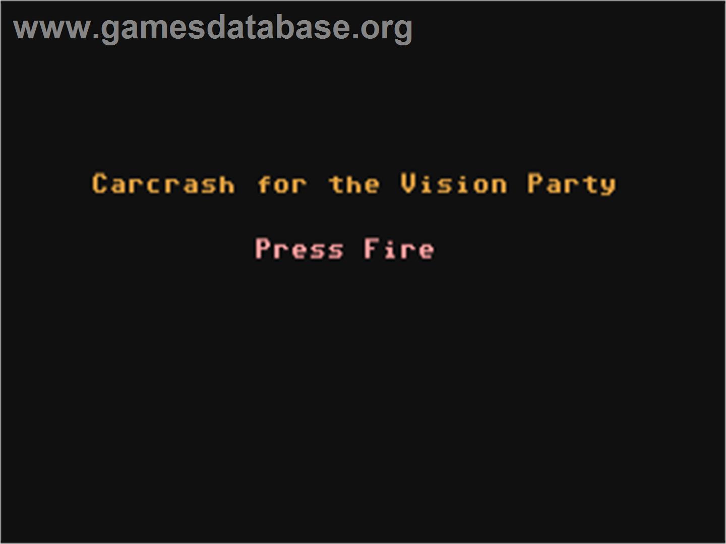 Carcrash (64'er) - Commodore 64 - Artwork - Title Screen