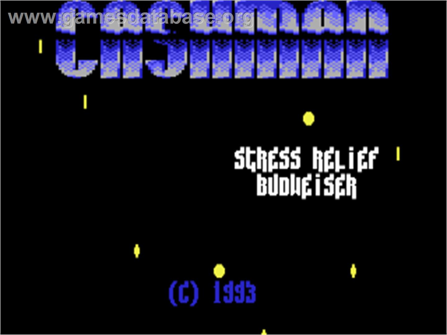 Cashman - Commodore 64 - Artwork - Title Screen