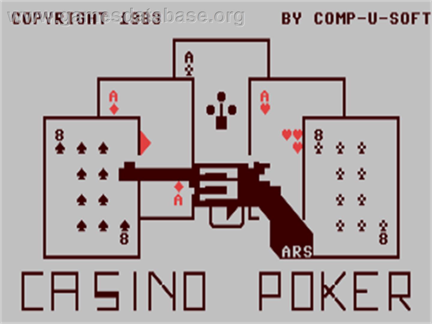 Casino Poker - Commodore 64 - Artwork - Title Screen