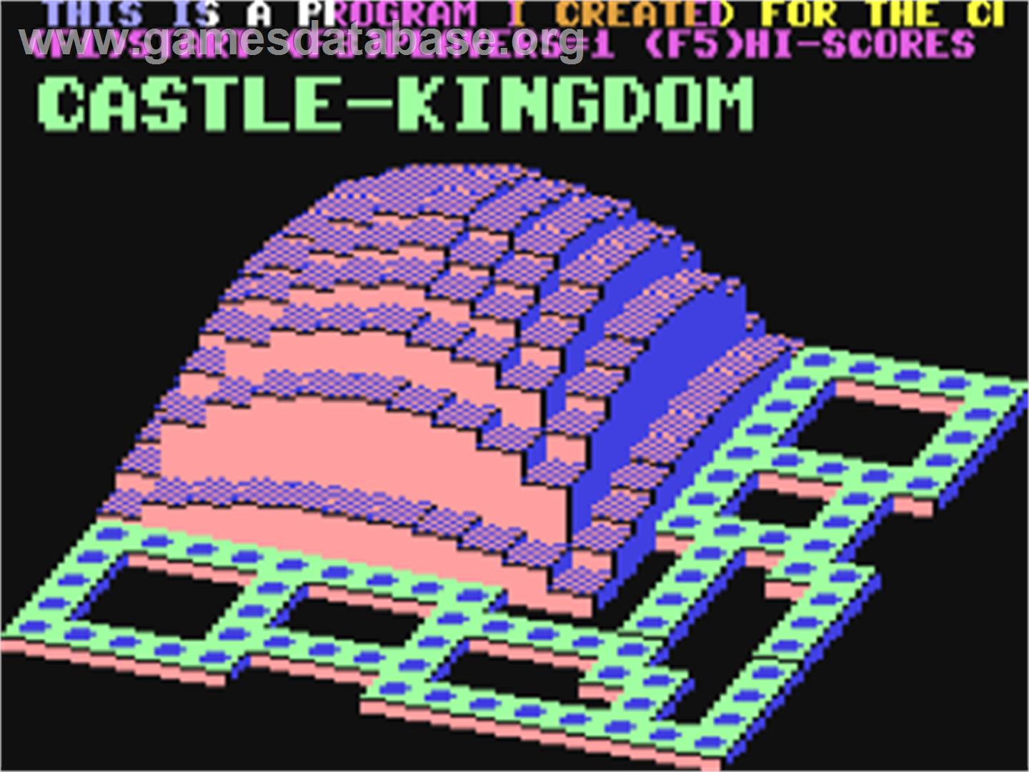 Castle-kingdom - Commodore 64 - Artwork - Title Screen