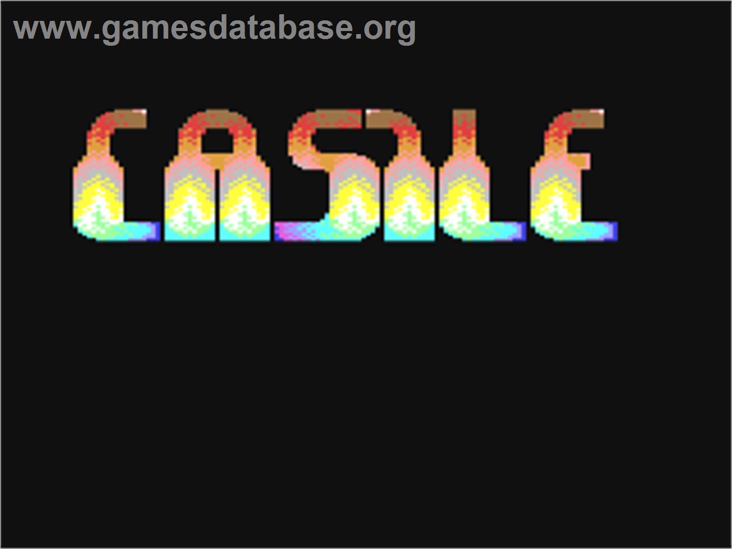 Castle - Commodore 64 - Artwork - Title Screen