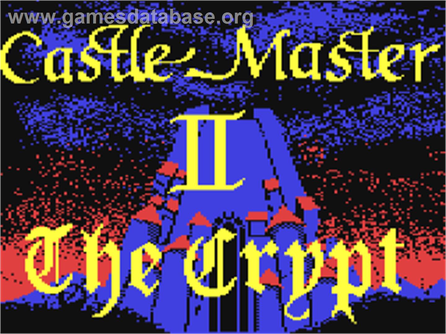 Castle Master 2 - The Crypt - Commodore 64 - Artwork - Title Screen