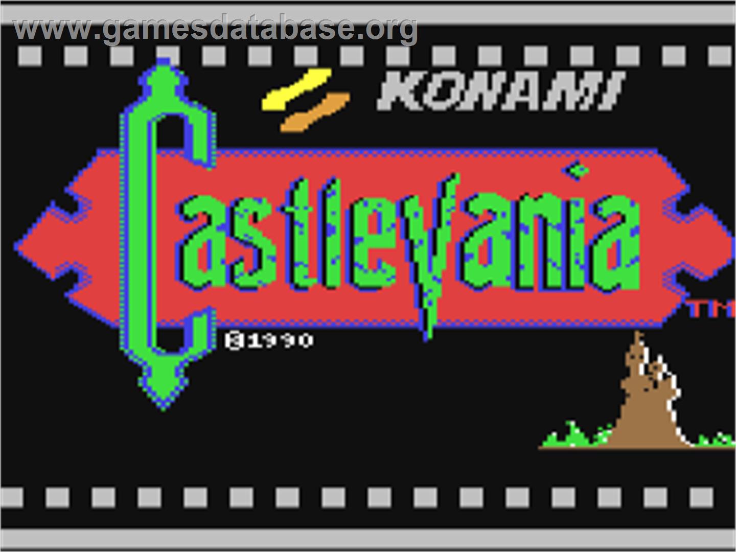Castlevania - Commodore 64 - Artwork - Title Screen
