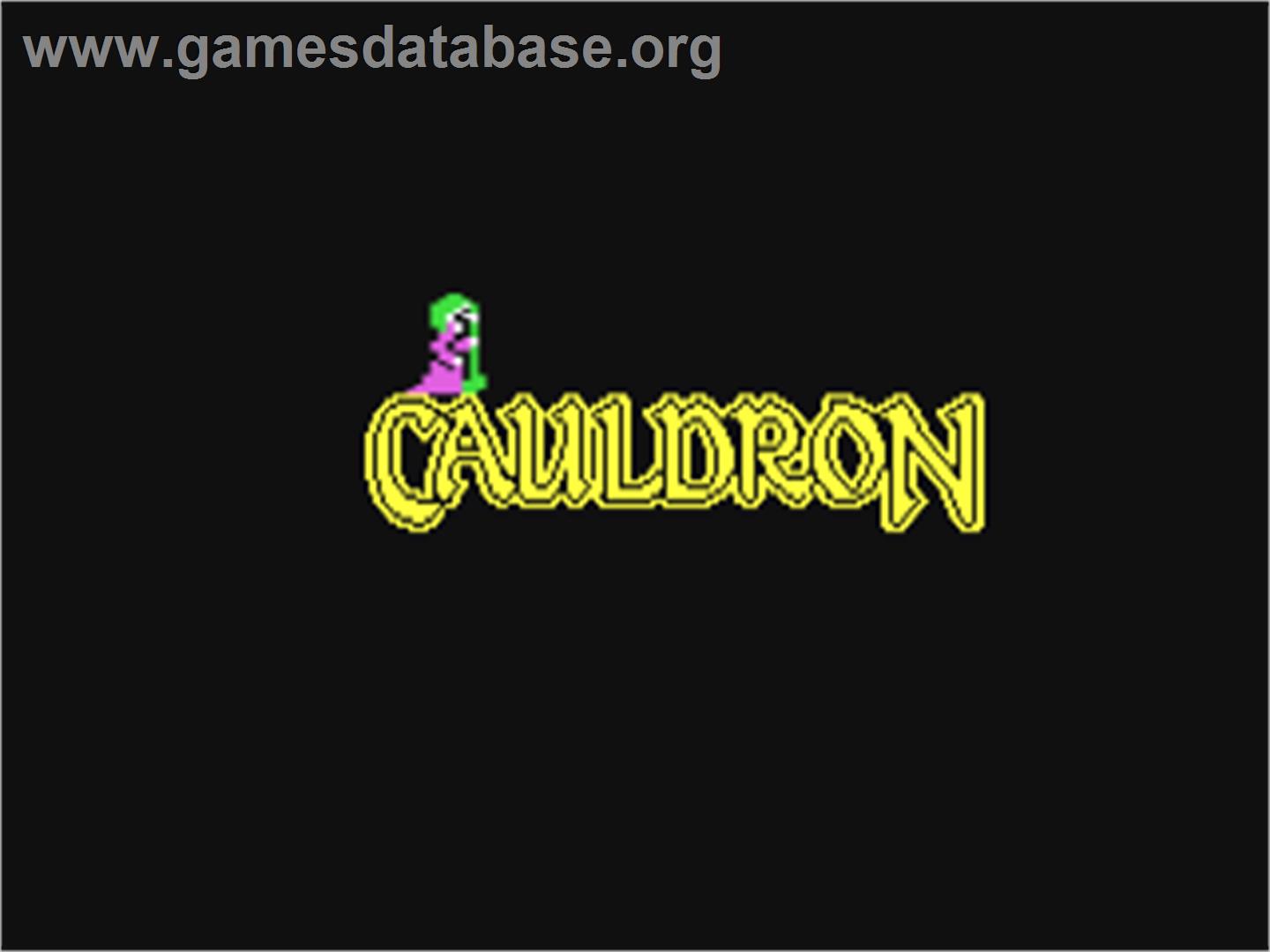Cauldron - Commodore 64 - Artwork - Title Screen