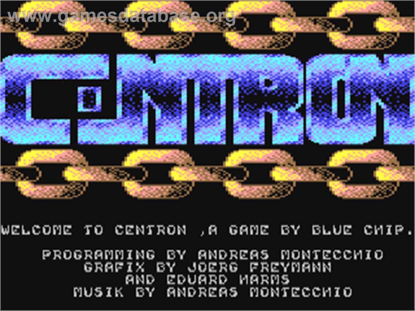 Centron - Commodore 64 - Artwork - Title Screen