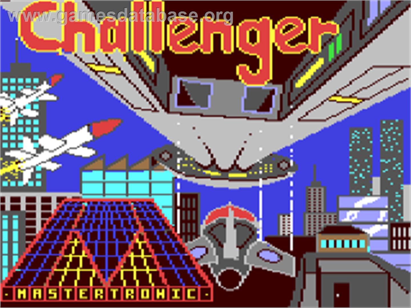 Challenger - Commodore 64 - Artwork - Title Screen