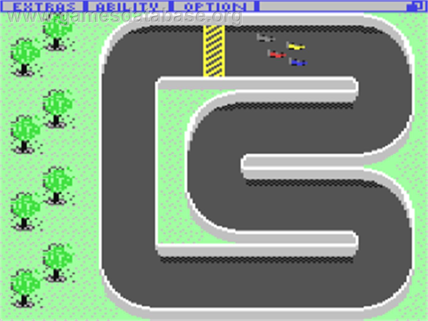 Championship Sprint - Commodore 64 - Artwork - Title Screen