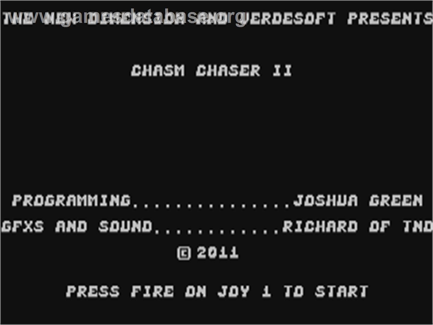 Chasm Chaser 2 - Commodore 64 - Artwork - Title Screen