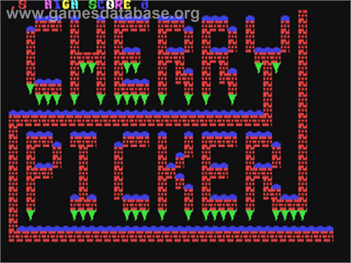 Cherry Picker - Commodore 64 - Artwork - Title Screen