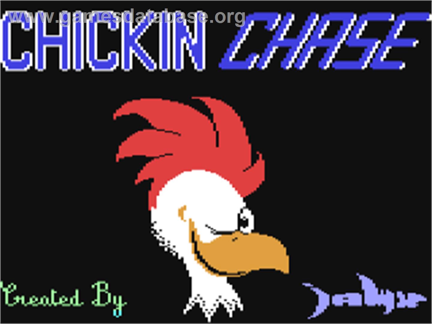 Chickin Chase - Commodore 64 - Artwork - Title Screen